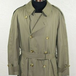 Brooks Brothers Jacket Vintage Trench Coat Mens XL